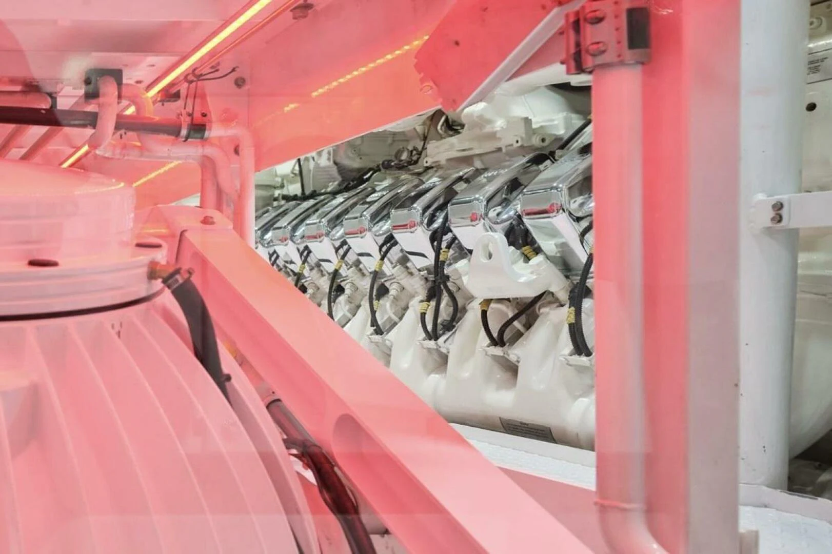 a close-up of a machine aboard SANAM Yacht for Sale