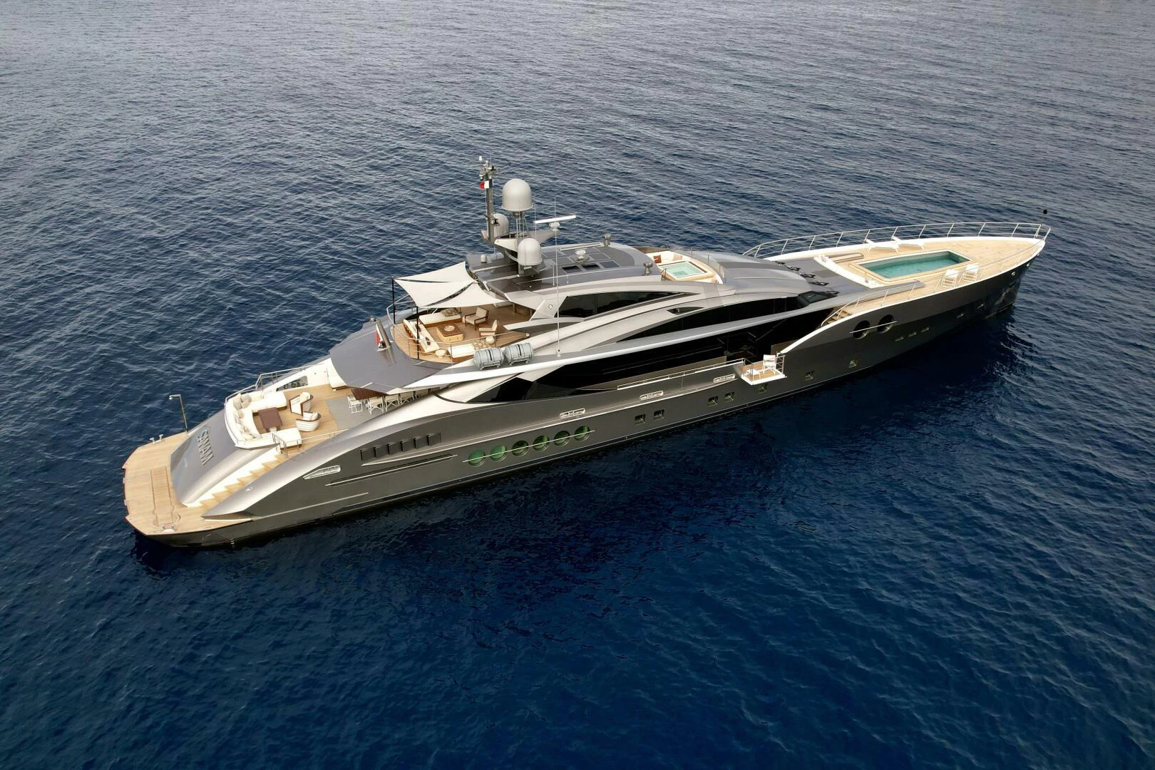 a boat in the water aboard SANAM Yacht for Sale