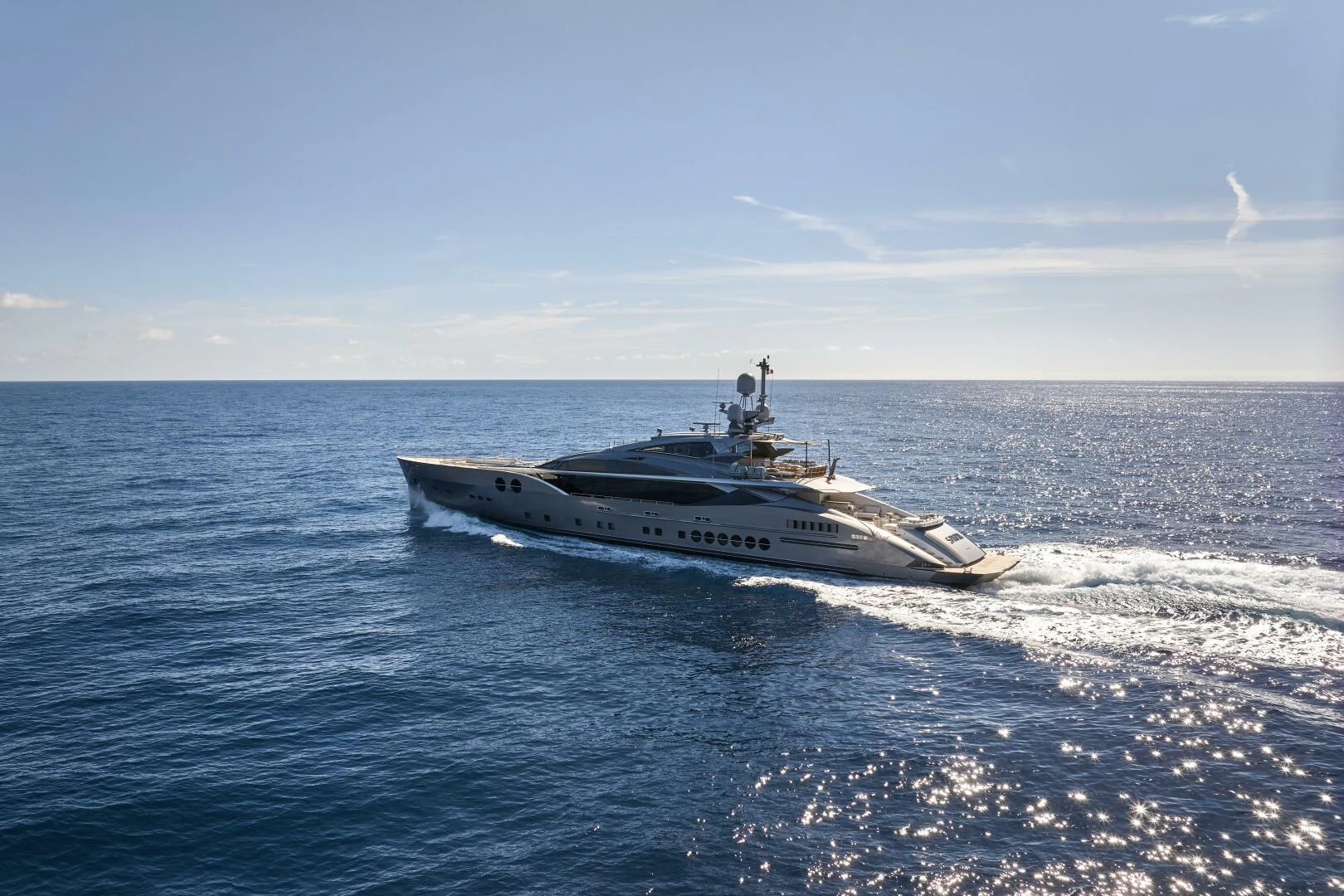 a boat in the water aboard SANAM Yacht for Sale