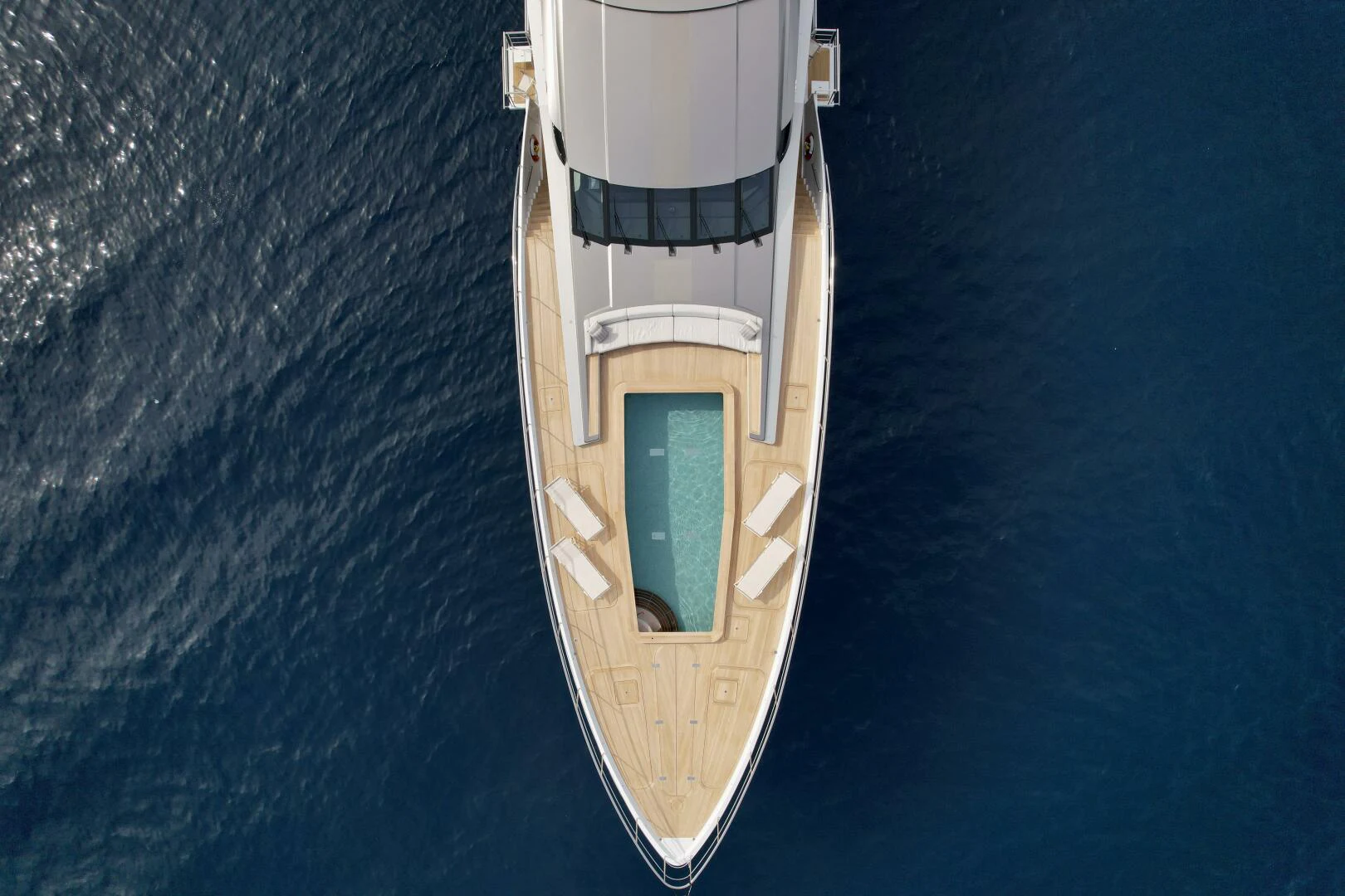 a boat on the water aboard SANAM Yacht for Sale