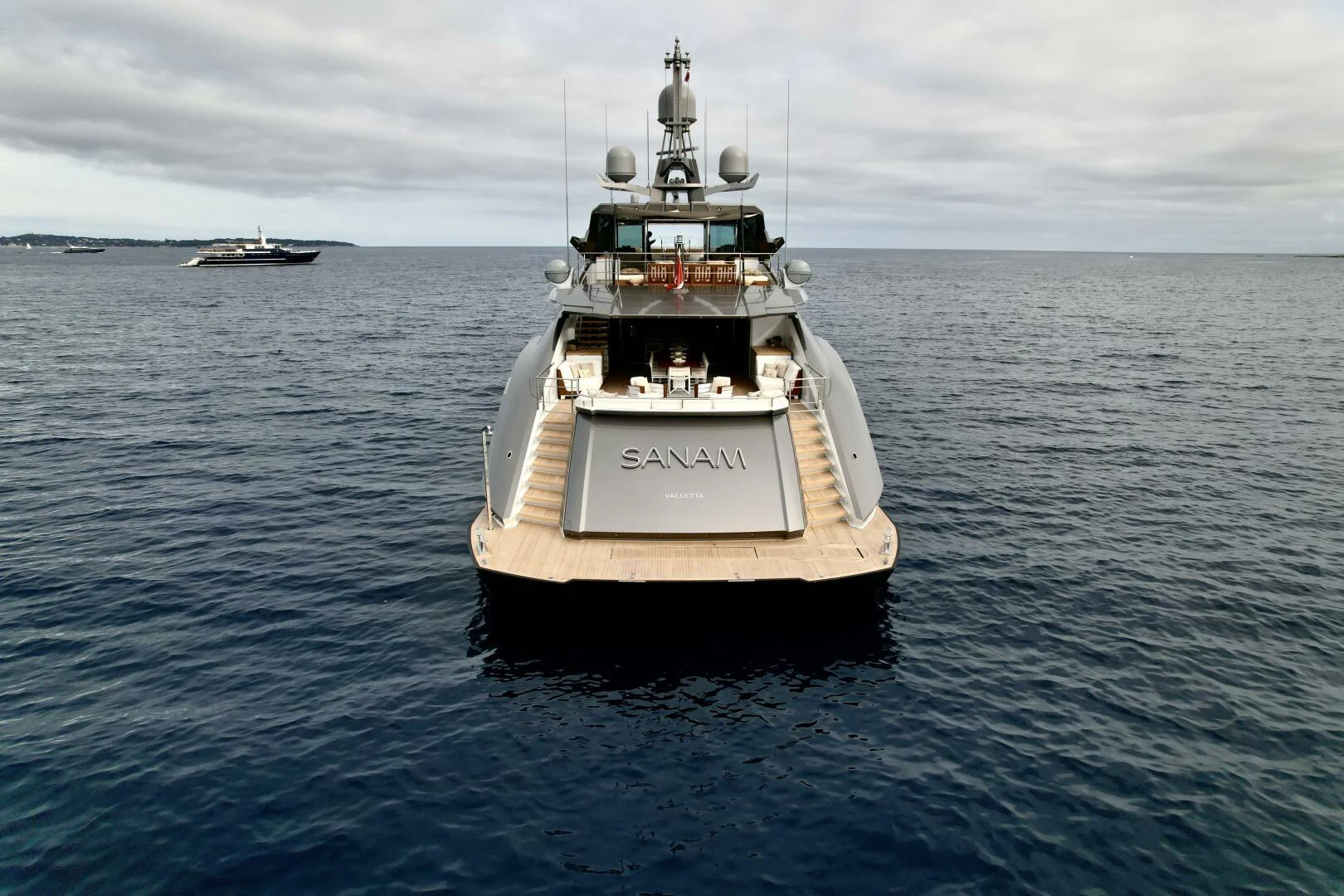 a boat in the water aboard SANAM Yacht for Sale