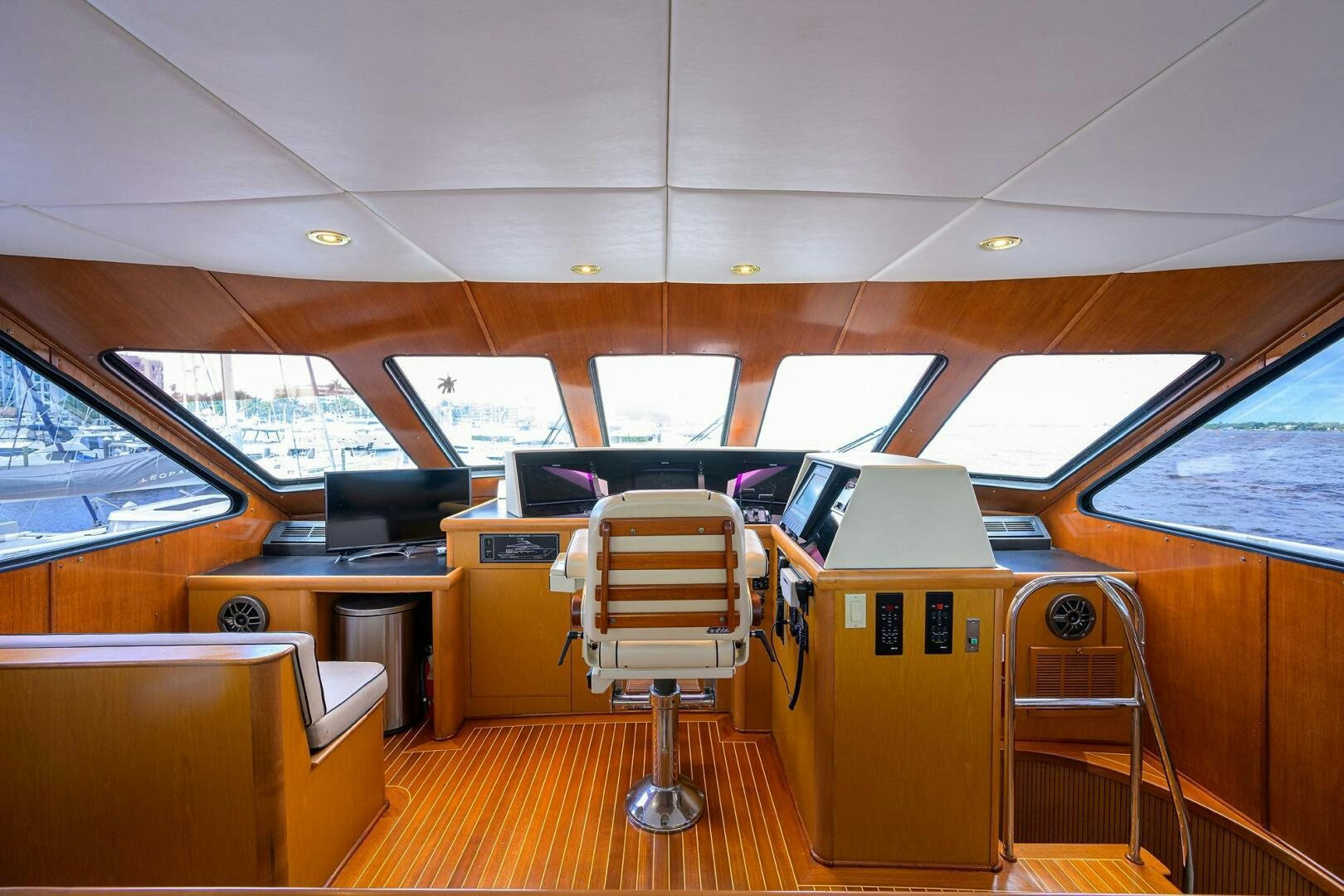 inside of a boat aboard BUSINESS TRIP 2 Yacht for Sale