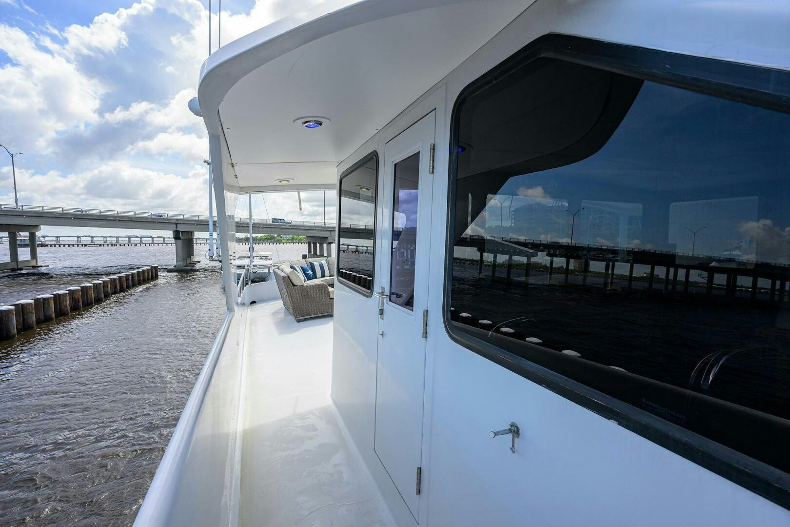 a boat on the water aboard BUSINESS TRIP 2 Yacht for Sale