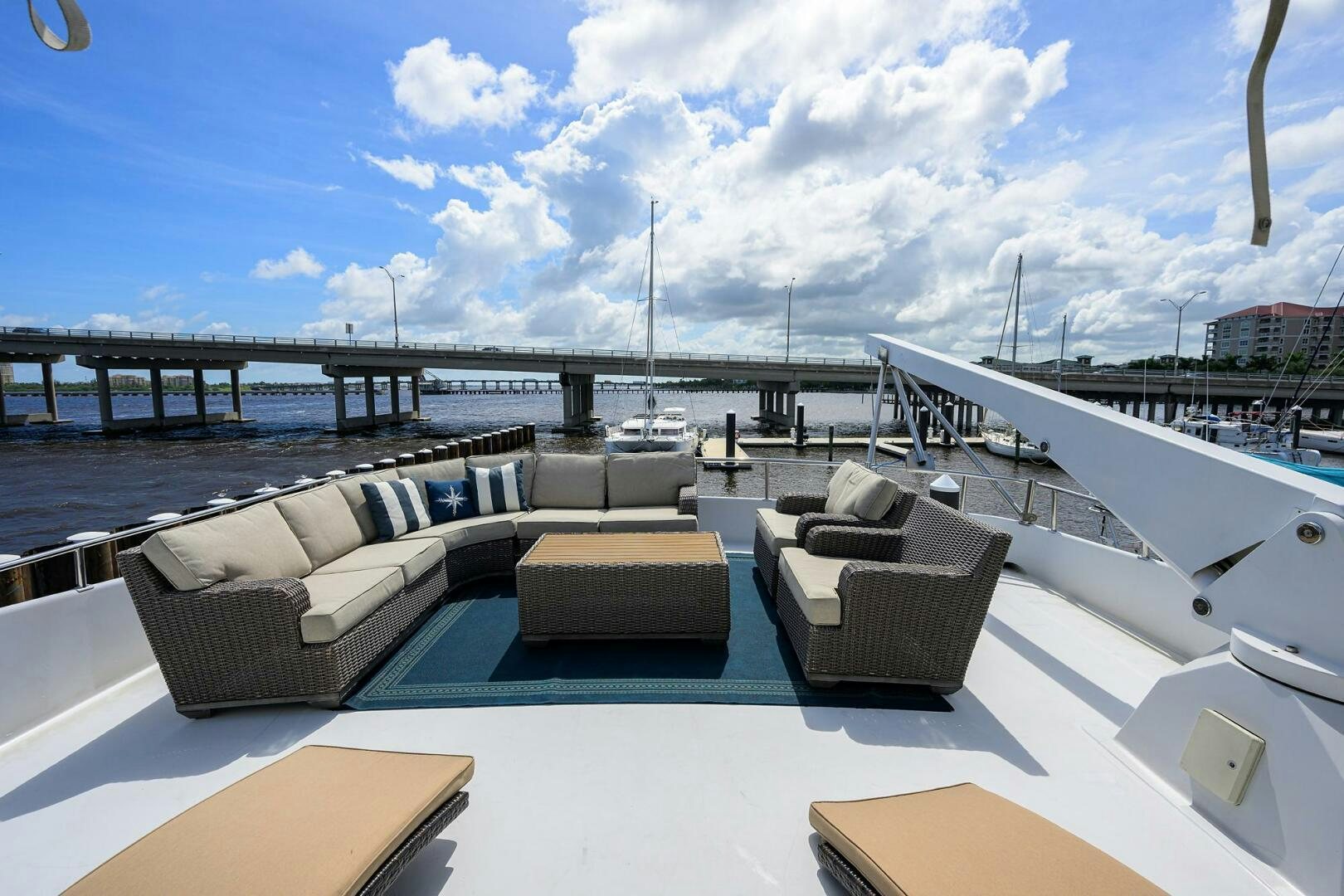 a boat on the water aboard BUSINESS TRIP 2 Yacht for Sale