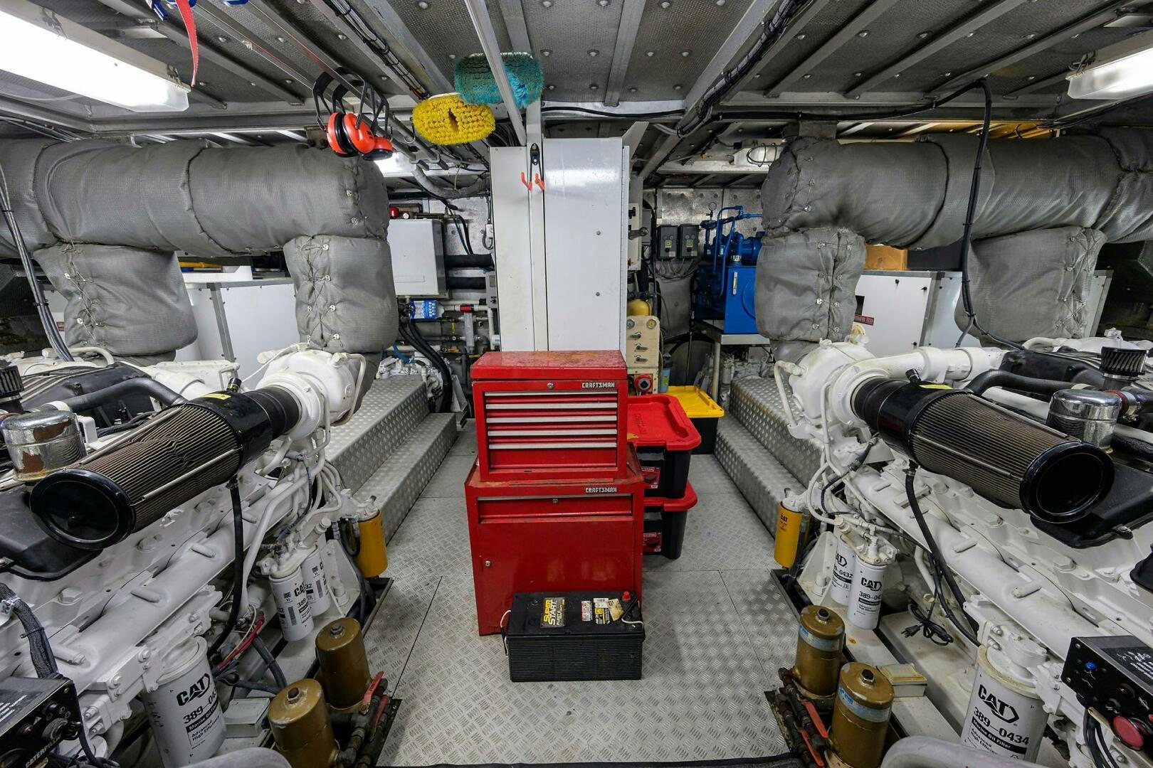 a room full of equipment aboard BUSINESS TRIP 2 Yacht for Sale