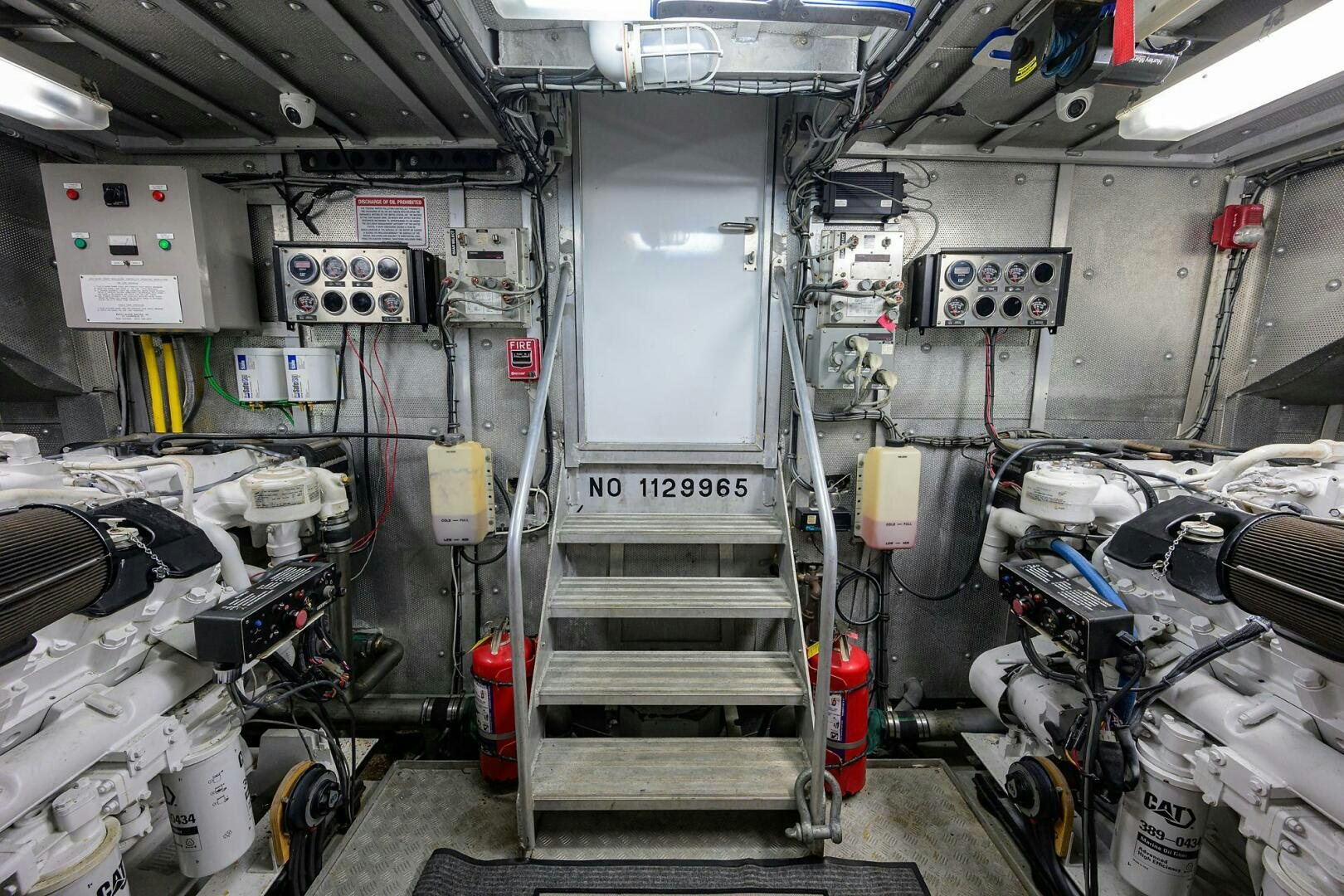 a room with machinery aboard BUSINESS TRIP 2 Yacht for Sale