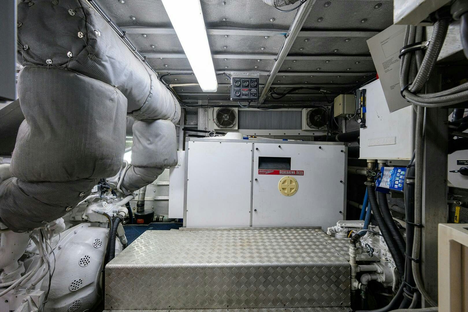 a machine with a large metal object aboard BUSINESS TRIP 2 Yacht for Sale