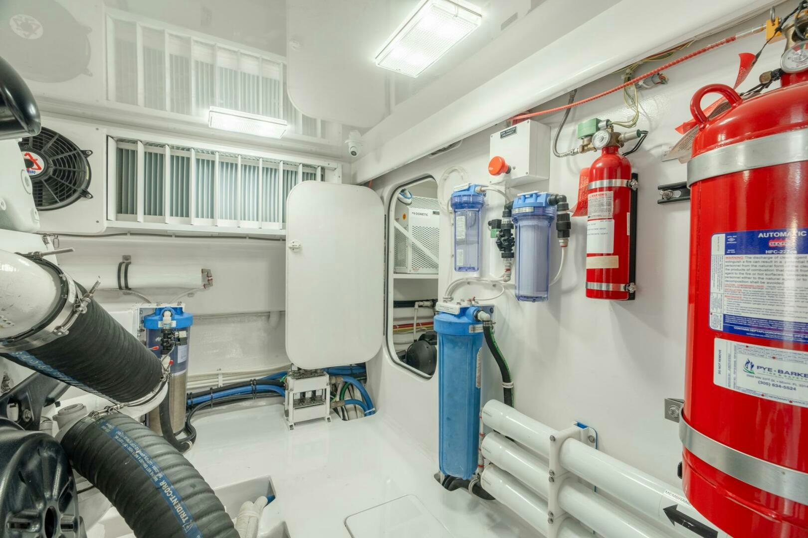 a room with a few machines aboard REEL CENTS Yacht for Sale