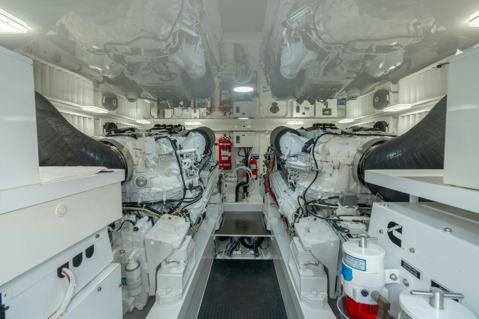 a room with machinery aboard REEL CENTS Yacht for Sale