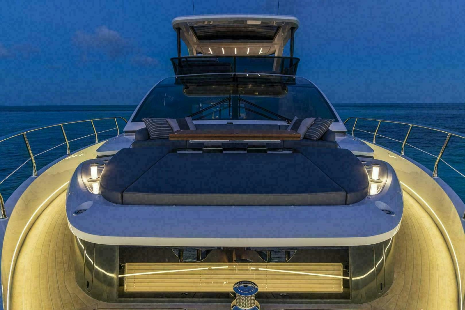 the front of a car aboard NONE Yacht for Sale