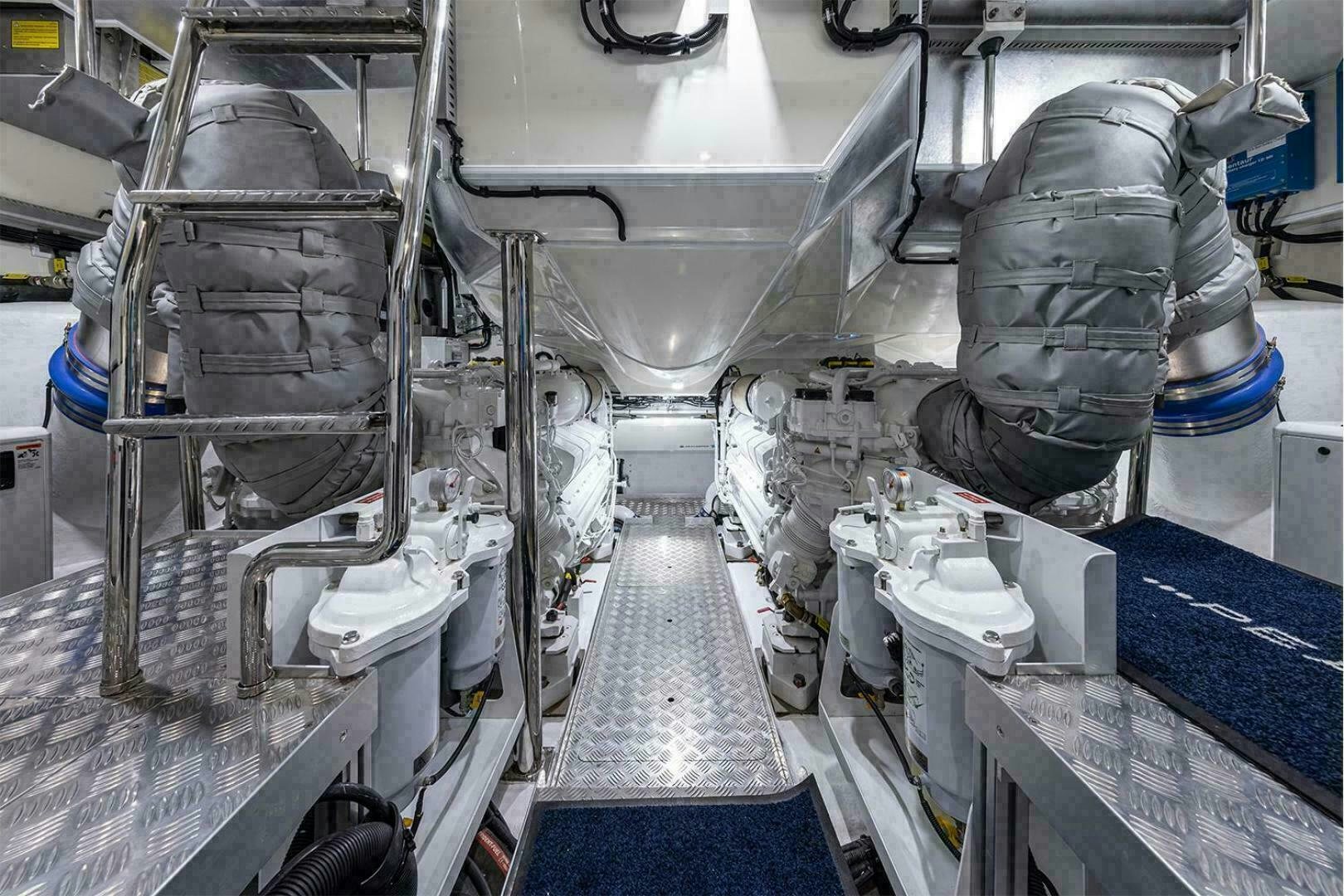 a large machine in a room aboard NONE Yacht for Sale