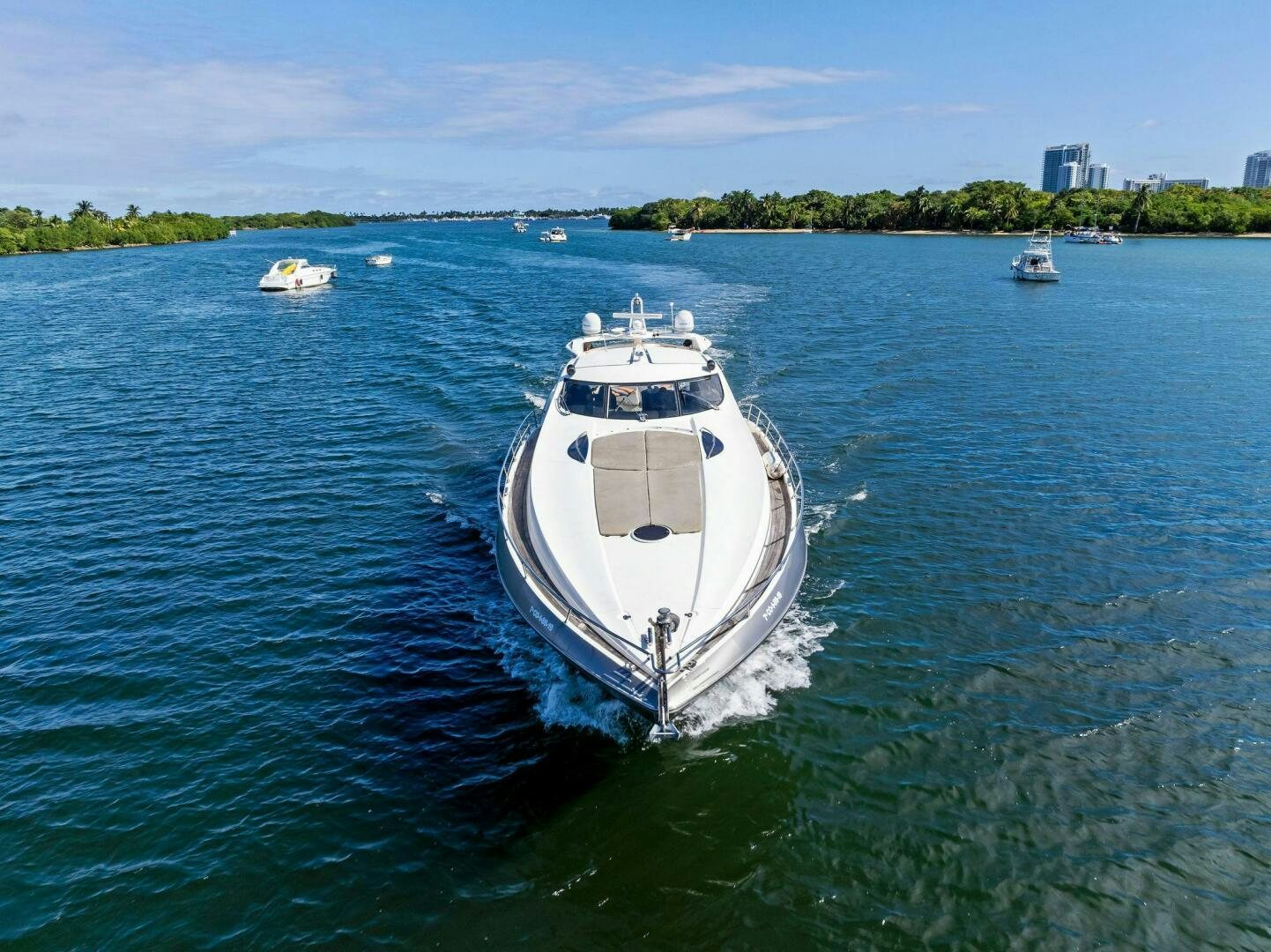 a boat on the water aboard GAMBLER Yacht for Sale