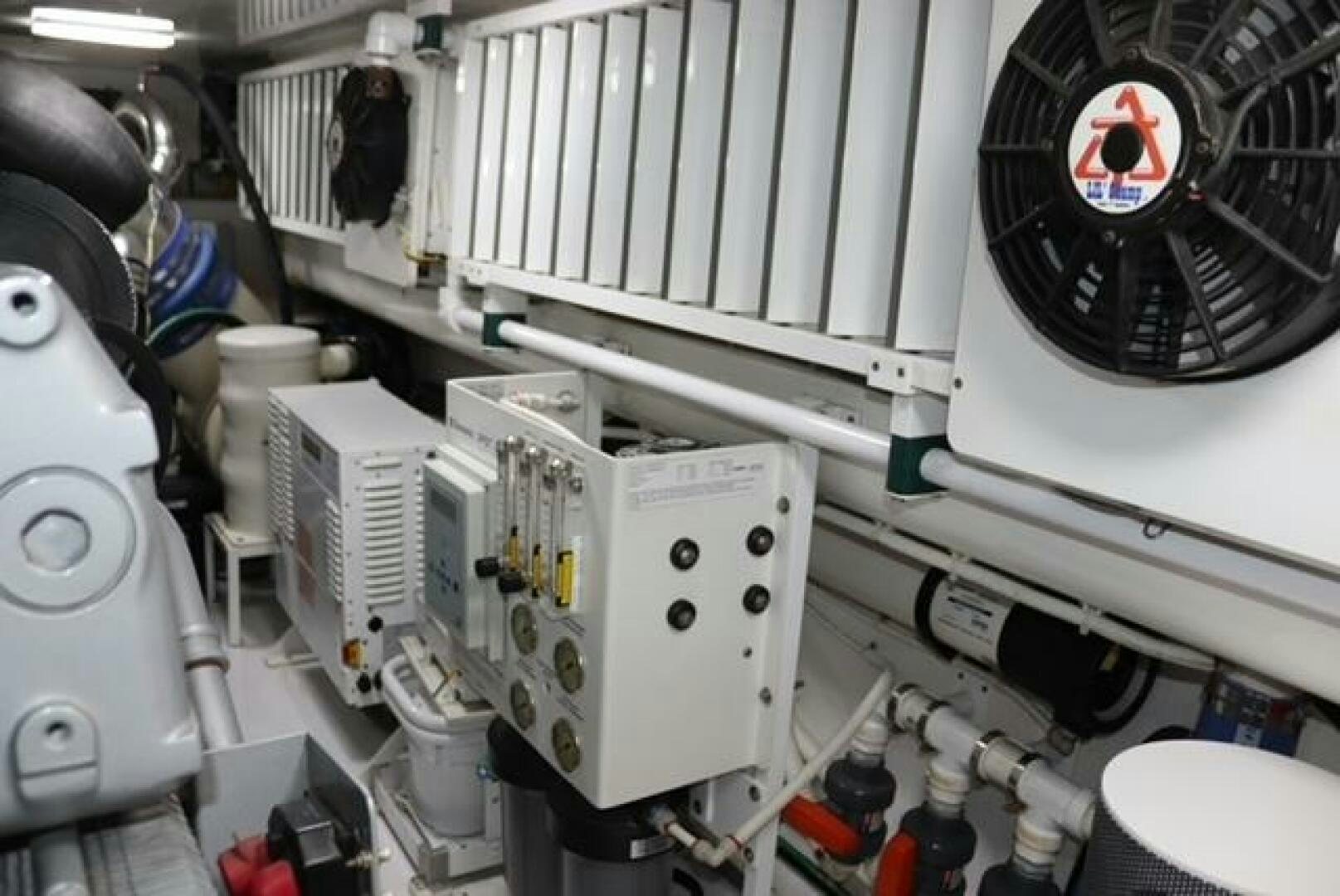 a close-up of a machine aboard BANDITO Yacht for Sale