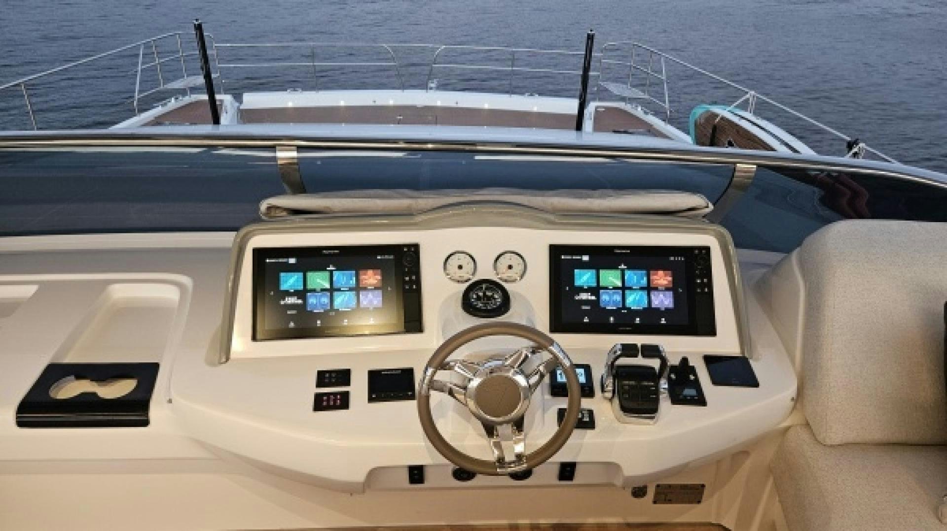 the cockpit of a plane aboard SUNLOVE Yacht for Sale