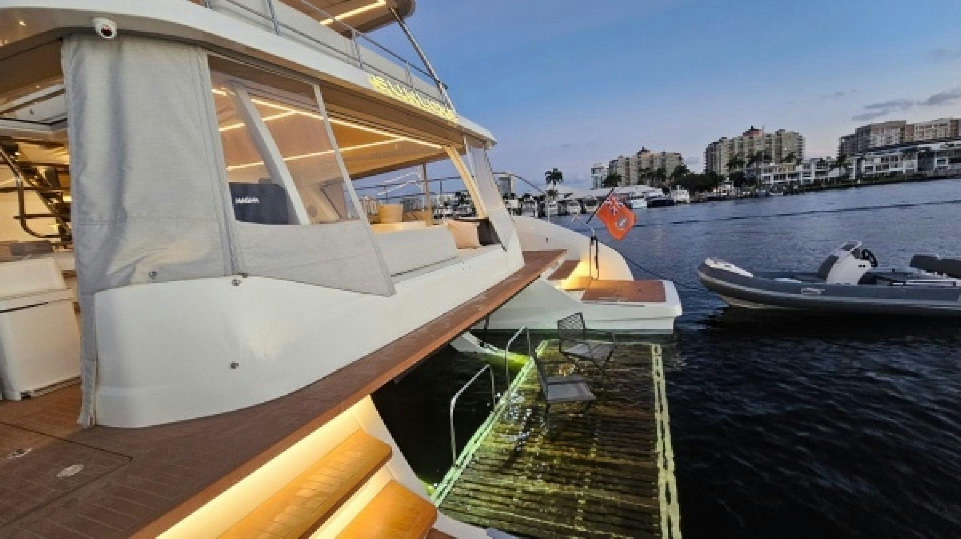 a boat on the water aboard SUNLOVE Yacht for Sale