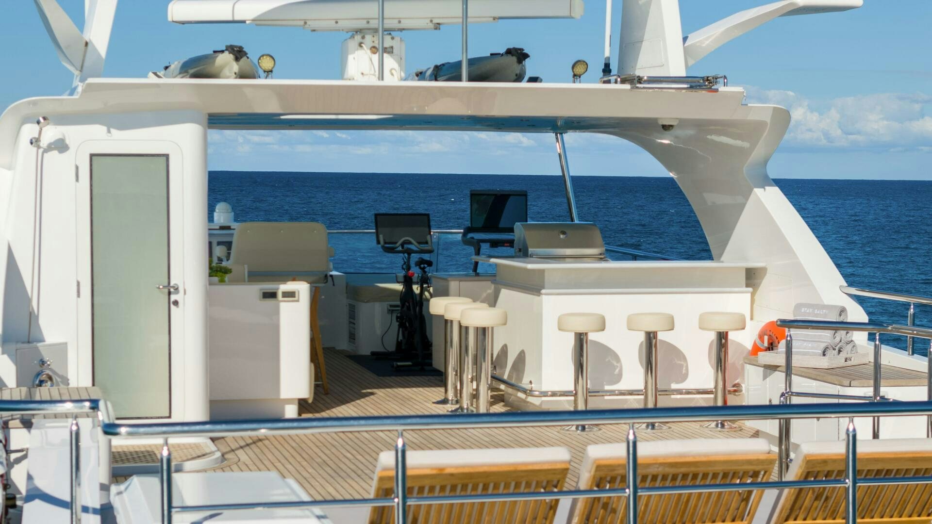 a boat on the water aboard STAY SALTY Yacht for Sale