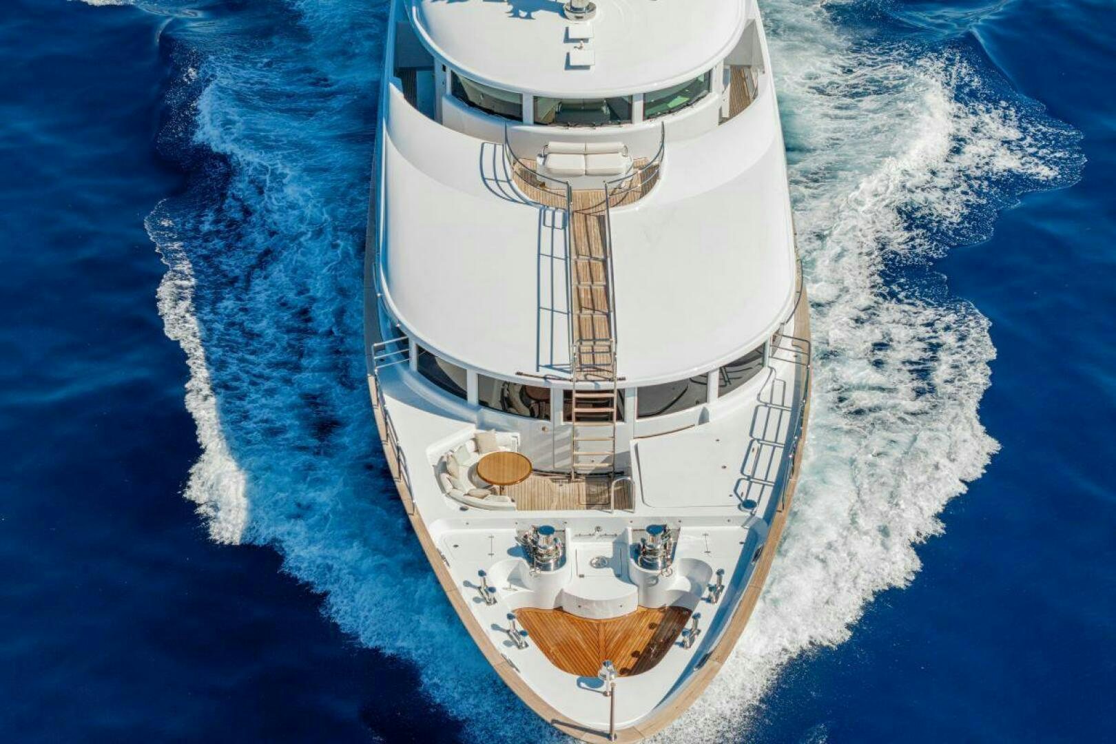 a satellite above the earth aboard JUSTA DELIA Yacht for Sale