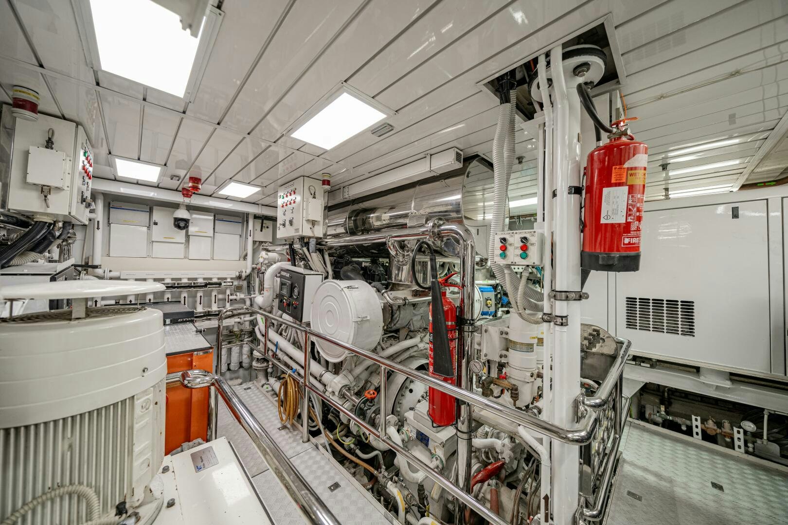 a large factory with machinery aboard JUSTA DELIA Yacht for Sale