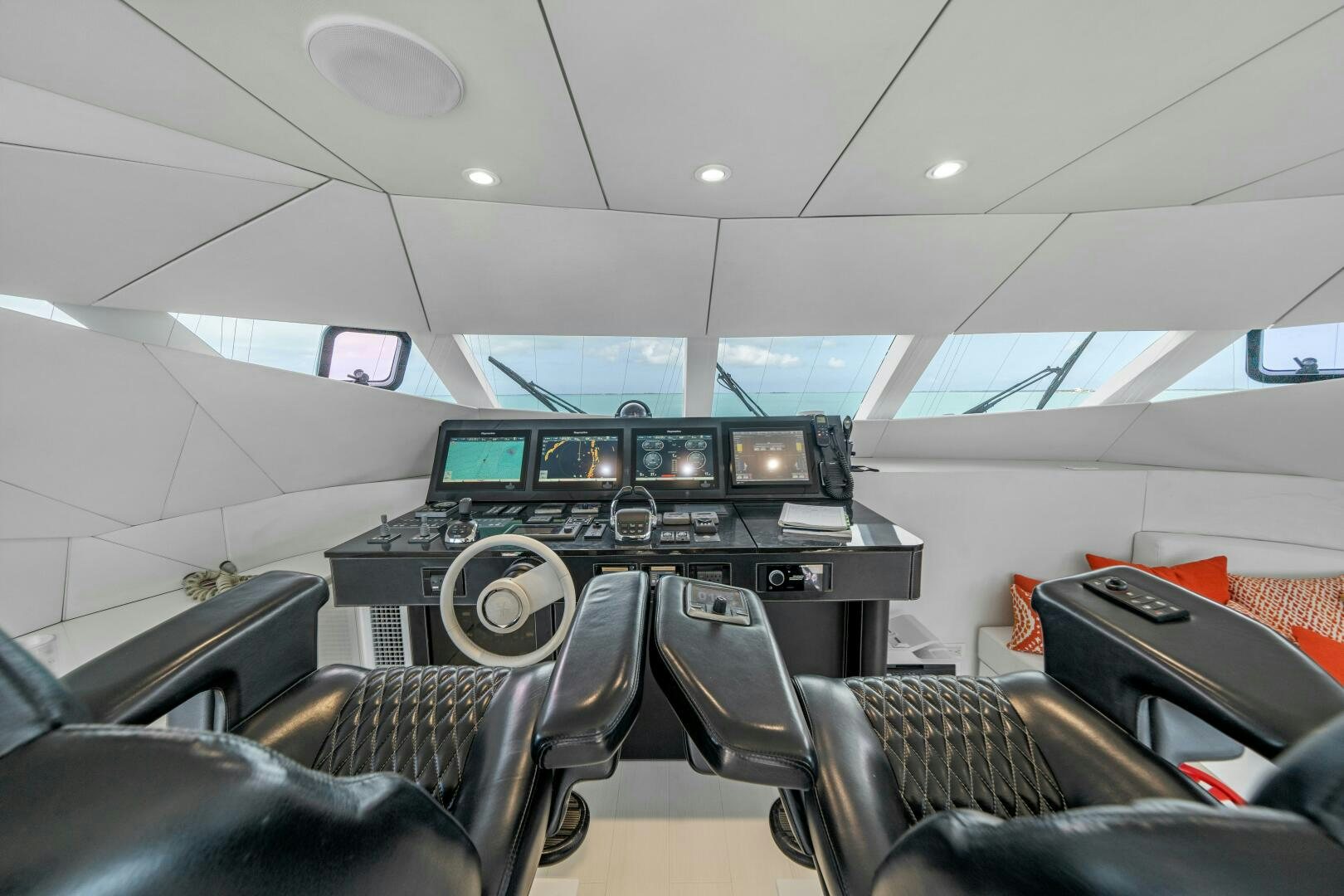 inside of an airplane aboard ROYAL RITA Yacht for Sale