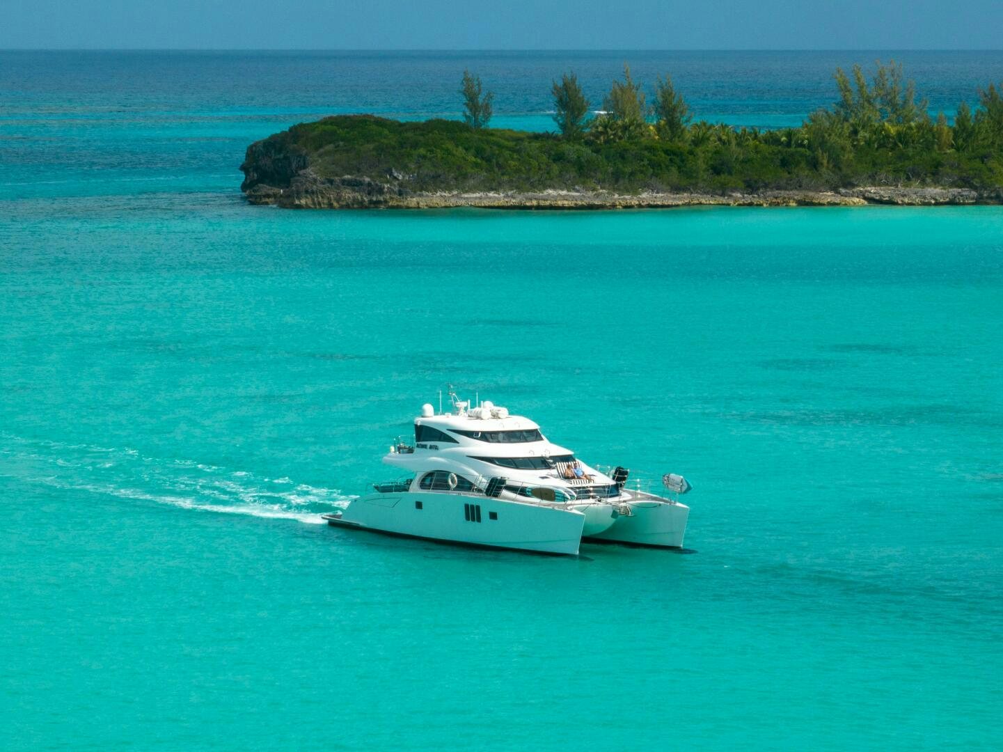 a boat on the water aboard ROYAL RITA Yacht for Sale