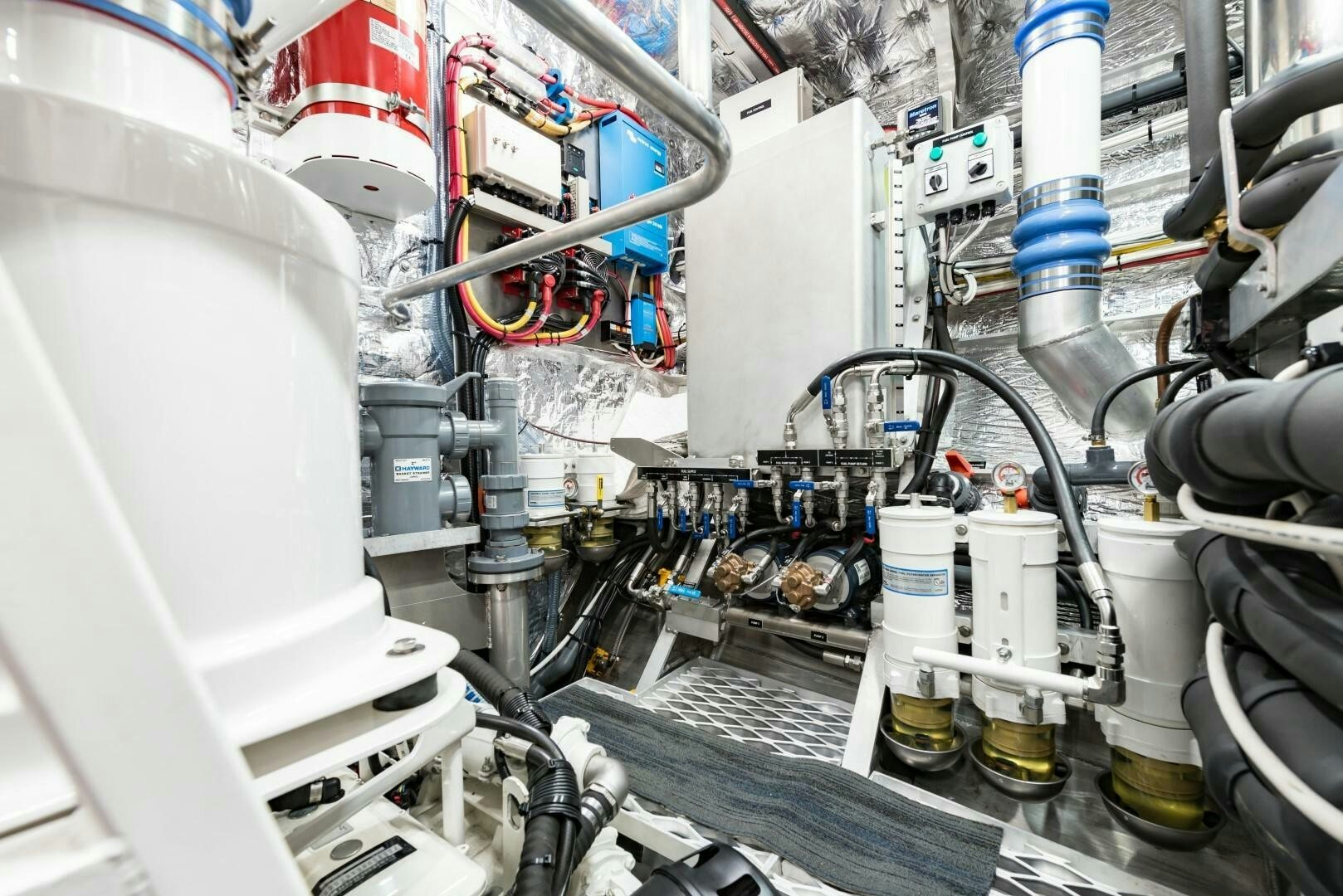 a close-up of a machine aboard BUFFALO NICKEL Yacht for Sale