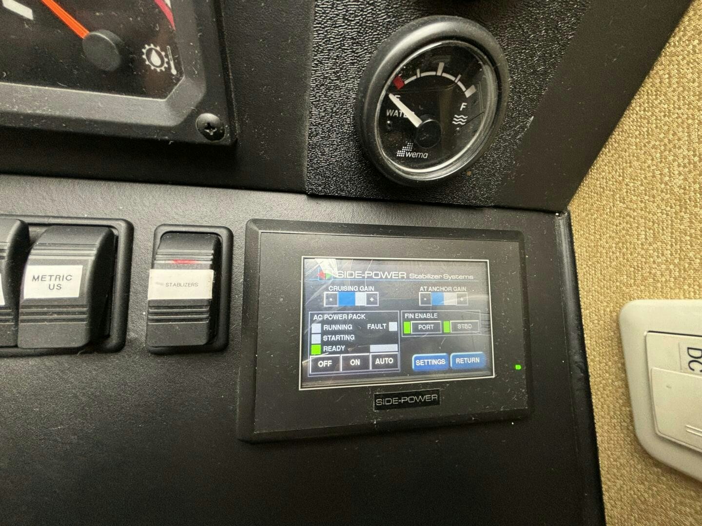 a car stereo and other objects aboard ROYAL VIKING Yacht for Sale