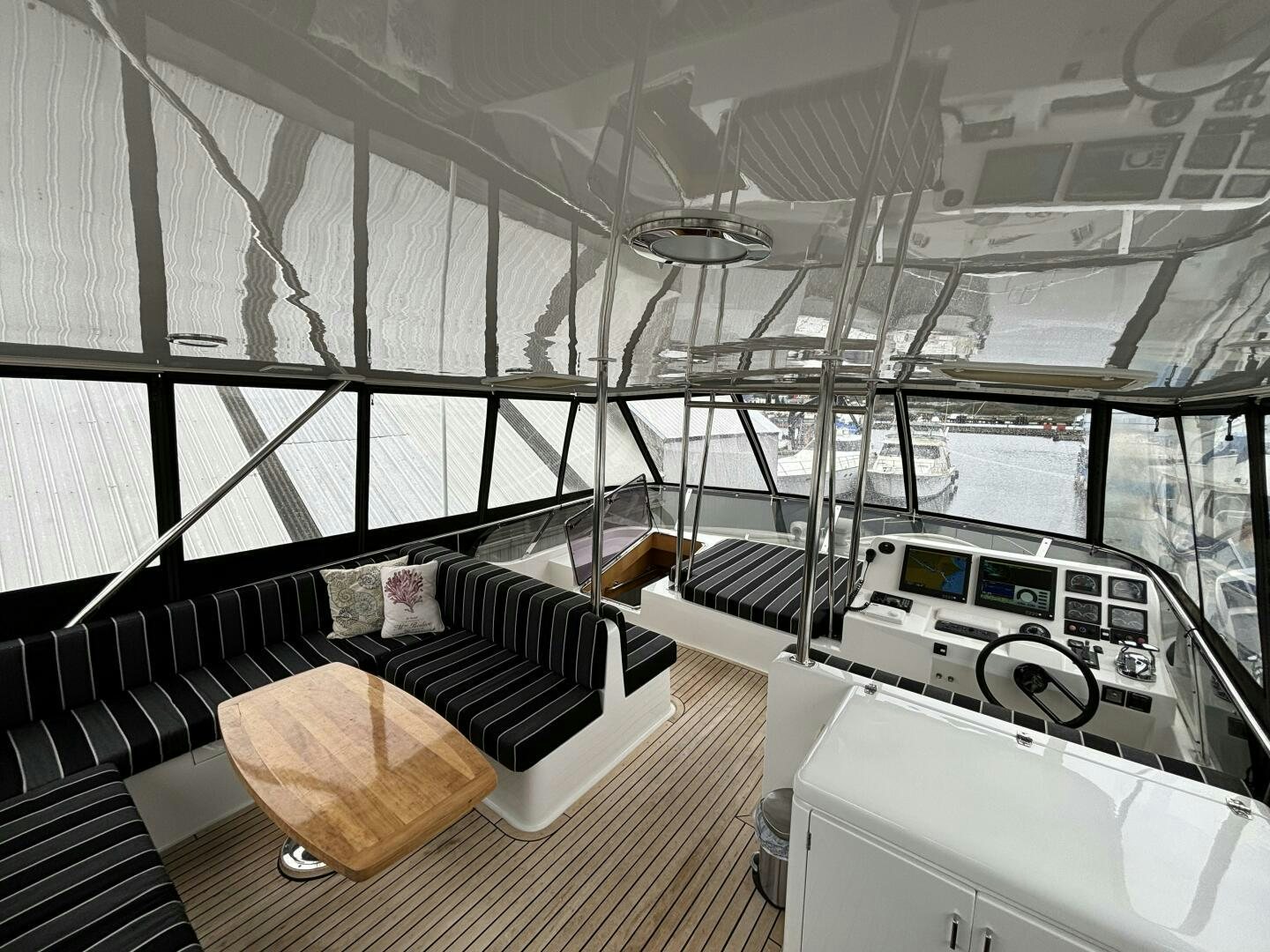 a room with a bed and a couch aboard ROYAL VIKING Yacht for Sale