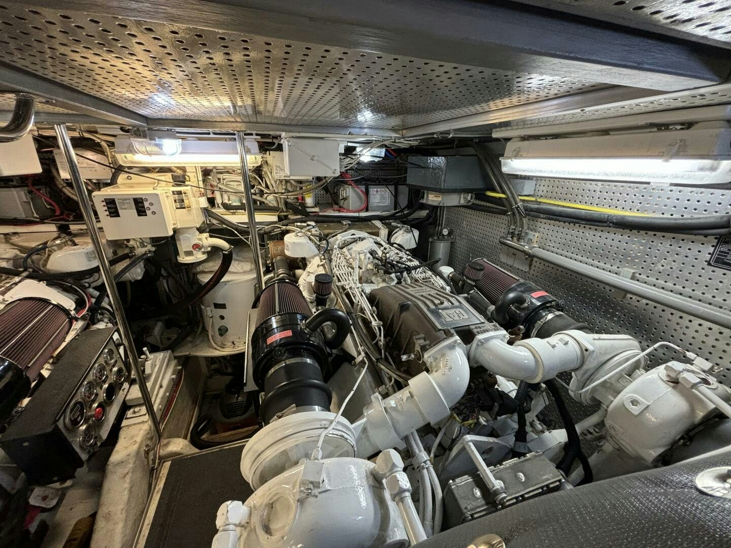 a large factory machinery aboard ROYAL VIKING Yacht for Sale