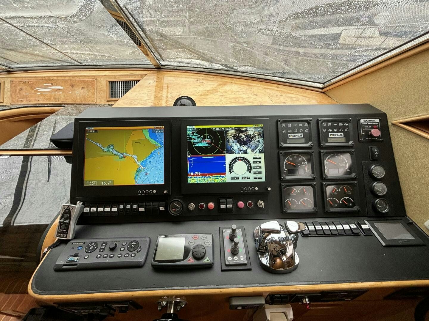 a cockpit of an airplane aboard ROYAL VIKING Yacht for Sale