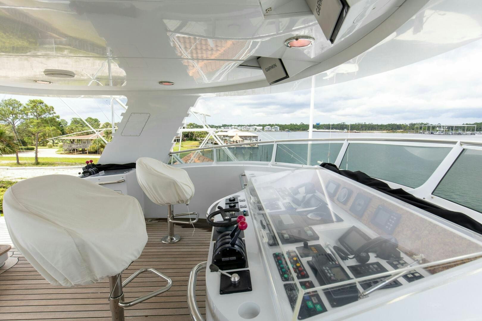 a boat on the water aboard BOSS Yacht for Sale