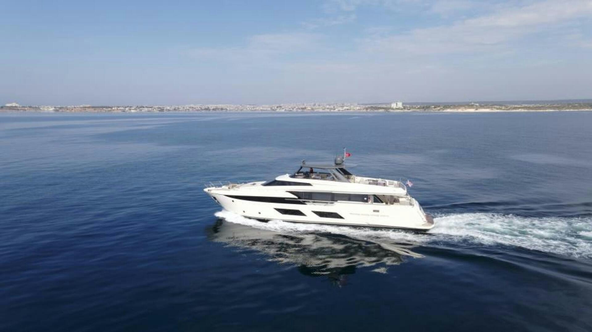 a white boat on the water aboard SUNRISE - DELETE Yacht for Sale