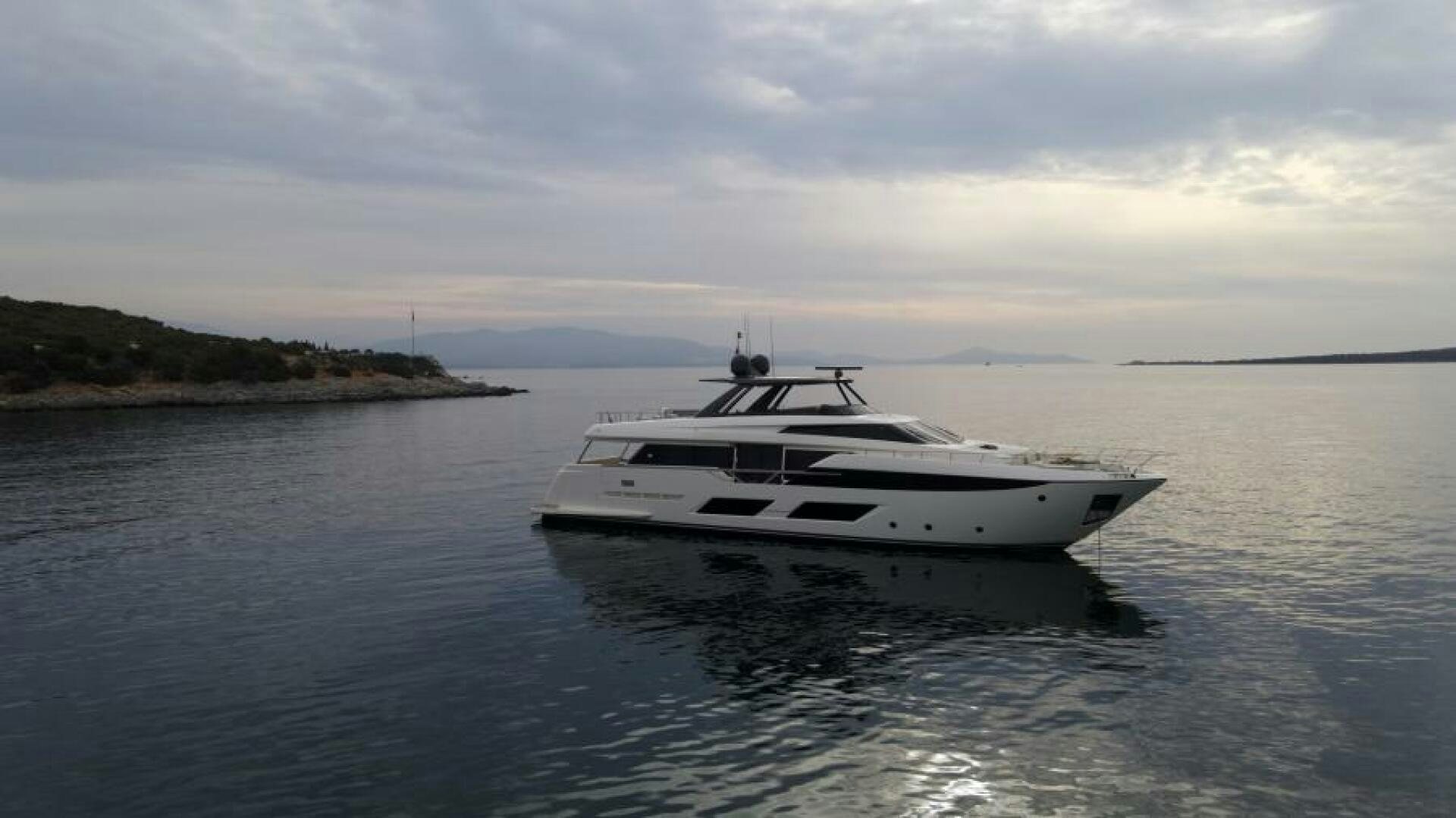 a white boat in the water aboard SUNRISE - DELETE Yacht for Sale