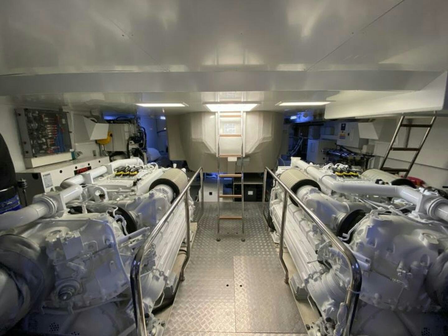 a room full of beds aboard SUNRISE - DELETE Yacht for Sale