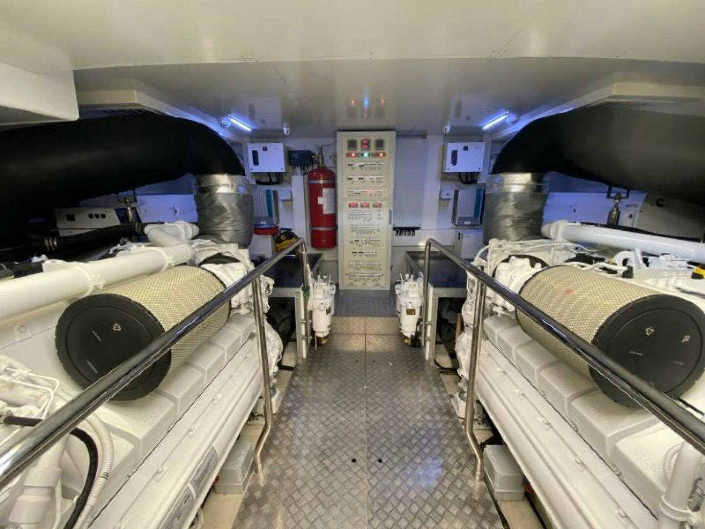 a room with machinery aboard SUNRISE - DELETE Yacht for Sale