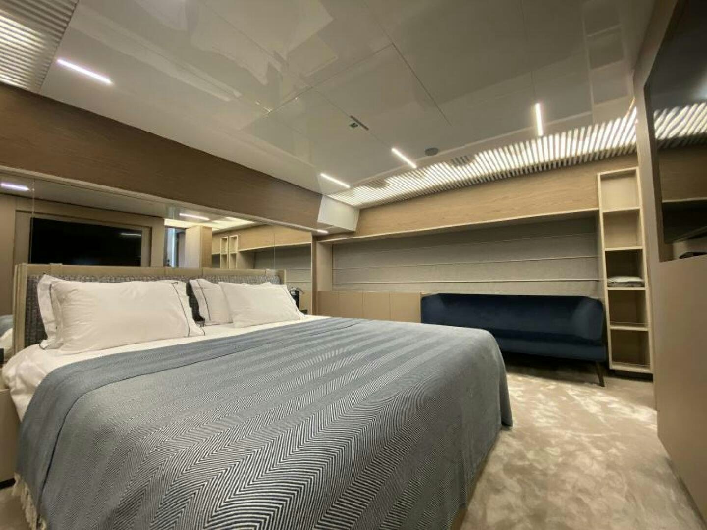 a room with bunk beds aboard SUNRISE - DELETE Yacht for Sale