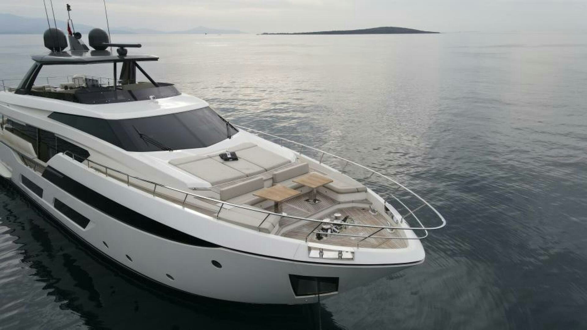 a white yacht in the water aboard SUNRISE - DELETE Yacht for Sale