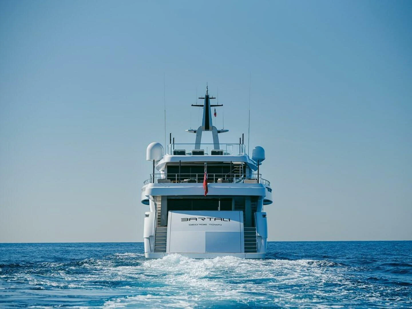 a boat in the water aboard BARTALI Yacht for Sale