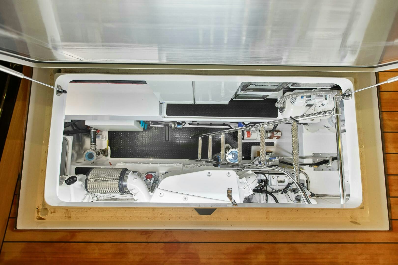 a machine with a clear case aboard THE KEYS Yacht for Sale