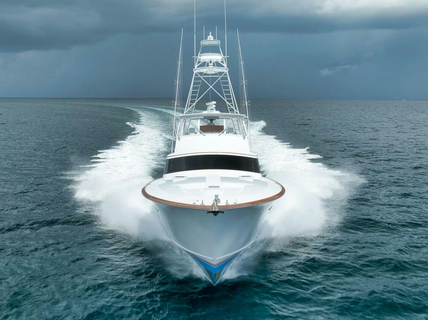 a boat on the water aboard PERSISTENCE Yacht for Sale