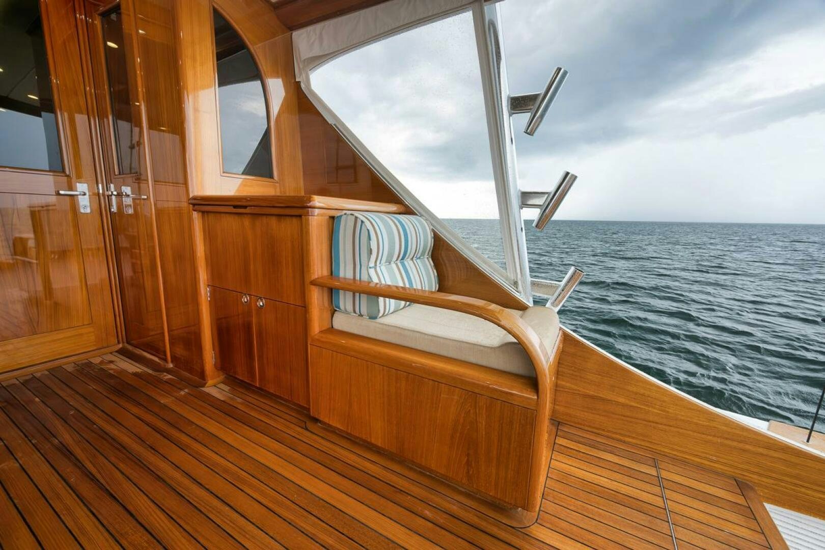 a boat on the water aboard PERSISTENCE Yacht for Sale