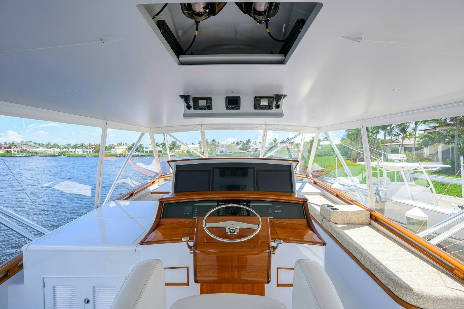 the inside of a boat aboard PERSISTENCE Yacht for Sale