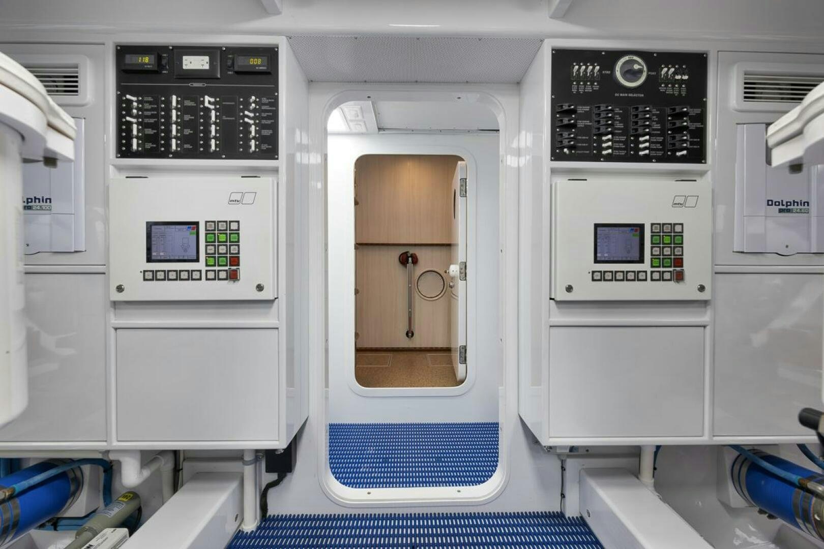 a machine with buttons aboard PERSISTENCE Yacht for Sale