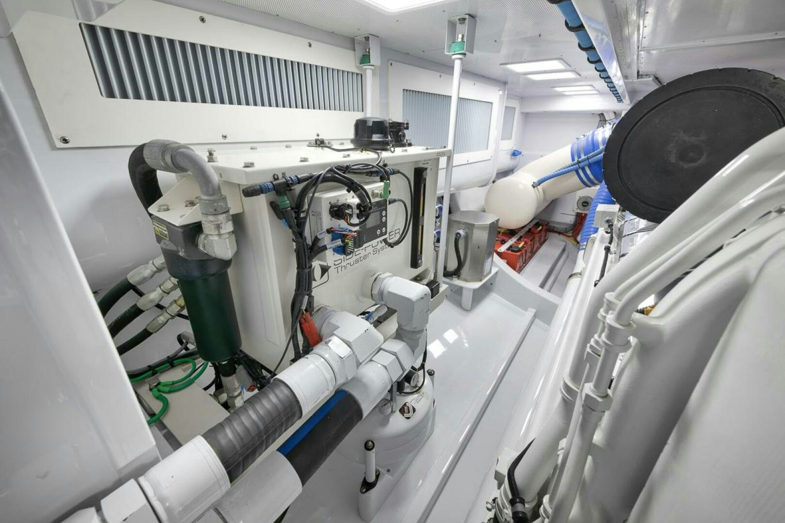 a close-up of a machine aboard PERSISTENCE Yacht for Sale