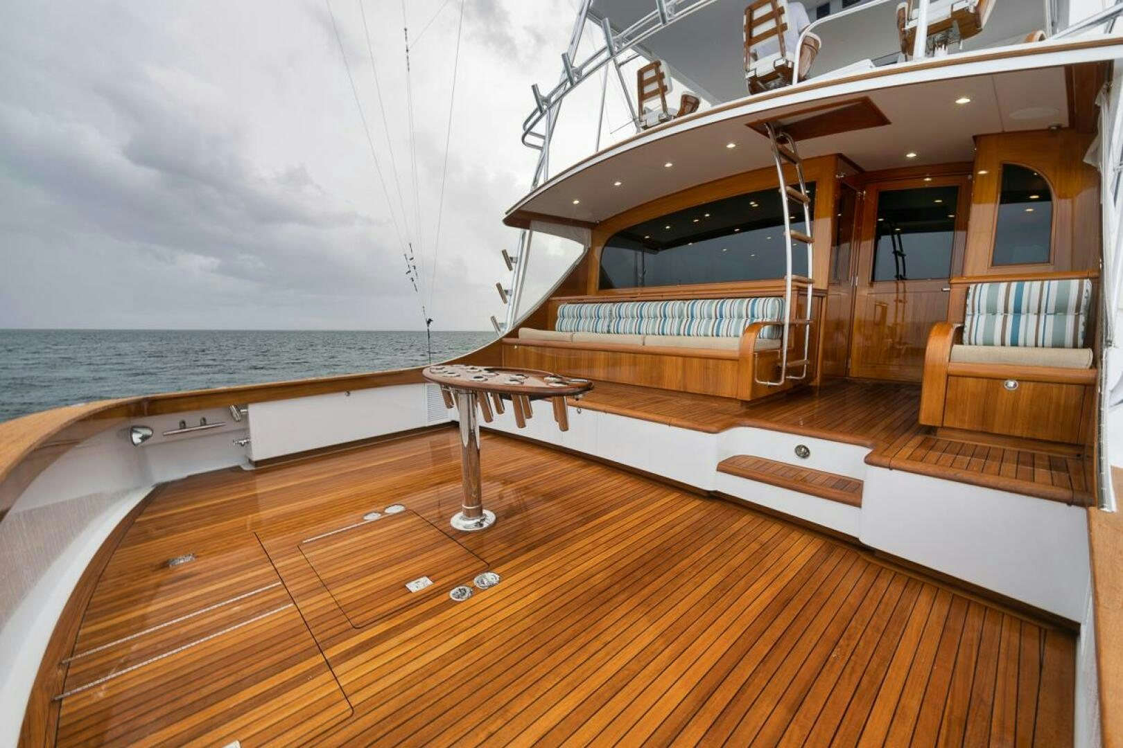 a boat on the water aboard PERSISTENCE Yacht for Sale