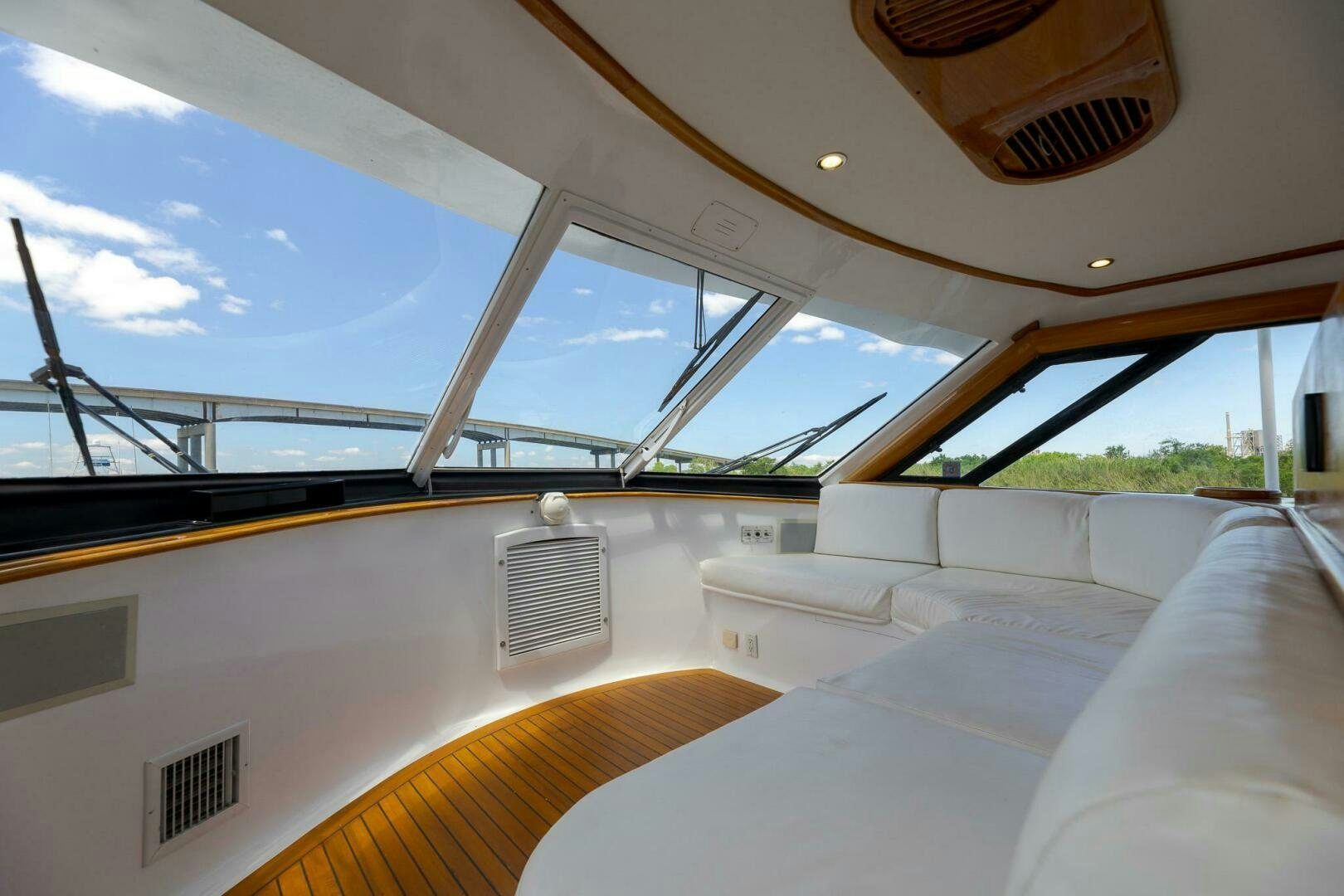 the inside of a car aboard STRESS RELIEFF  Yacht for Sale
