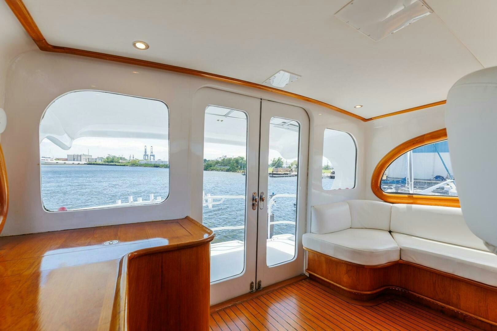 inside of a train aboard STRESS RELIEFF  Yacht for Sale