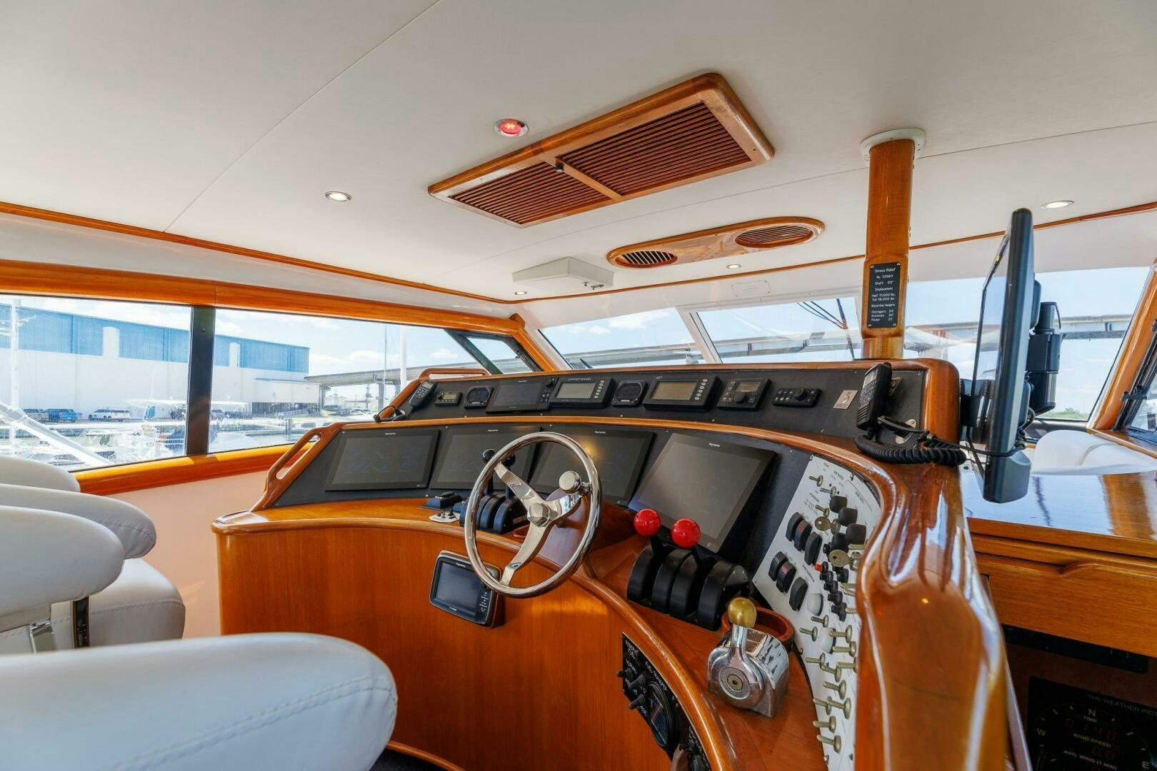 a vehicle with a gun and a gun on the front aboard STRESS RELIEFF  Yacht for Sale