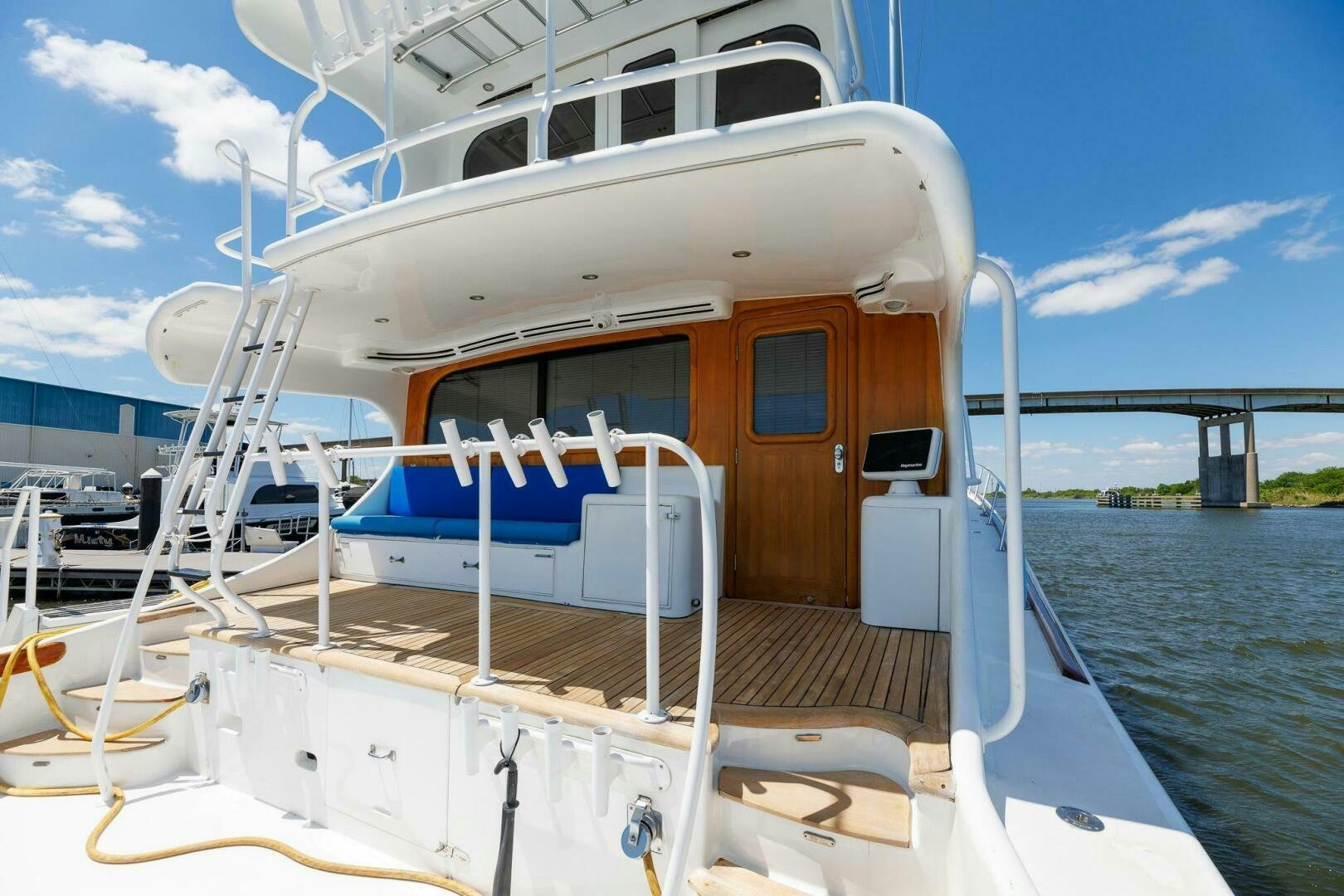 a boat on the water aboard STRESS RELIEFF  Yacht for Sale
