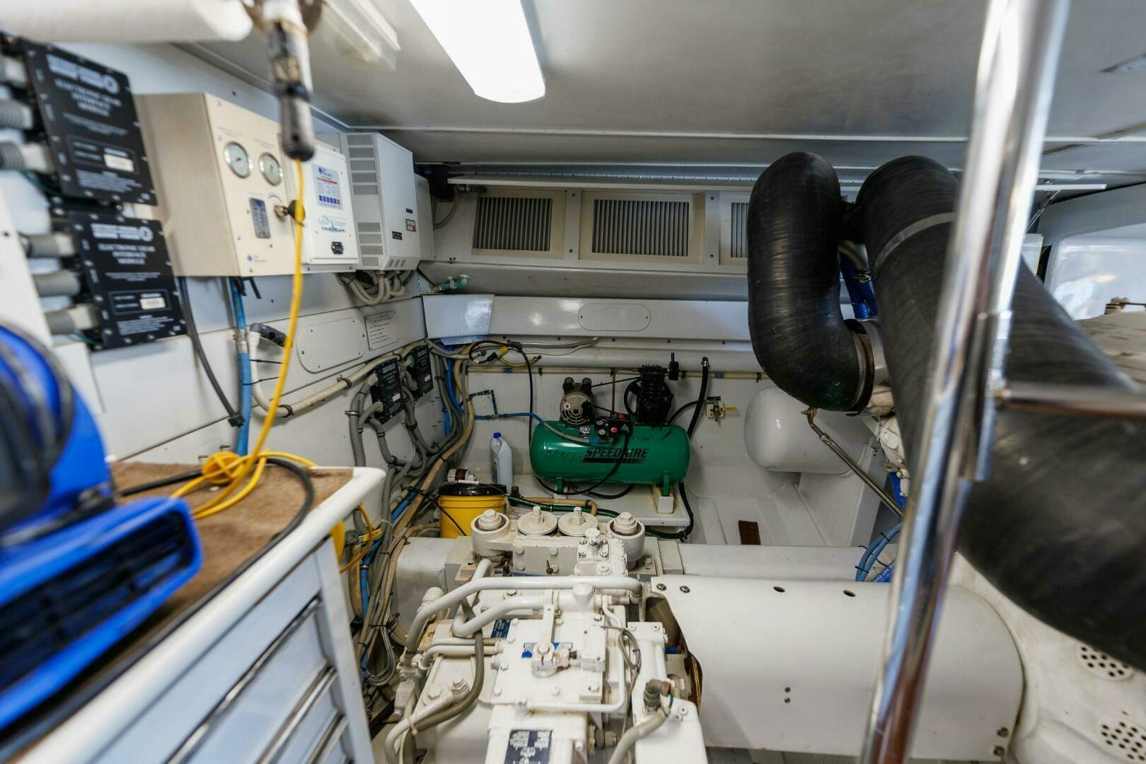 a room with machinery aboard STRESS RELIEFF  Yacht for Sale