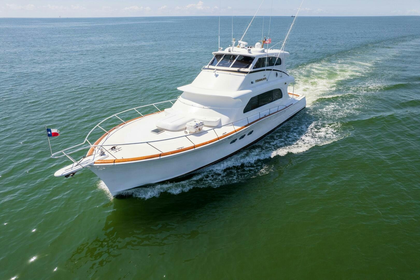 a boat in the water aboard STRESS RELIEFF  Yacht for Sale